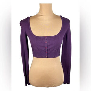 💜 Sisley Cropped Cardigan Small